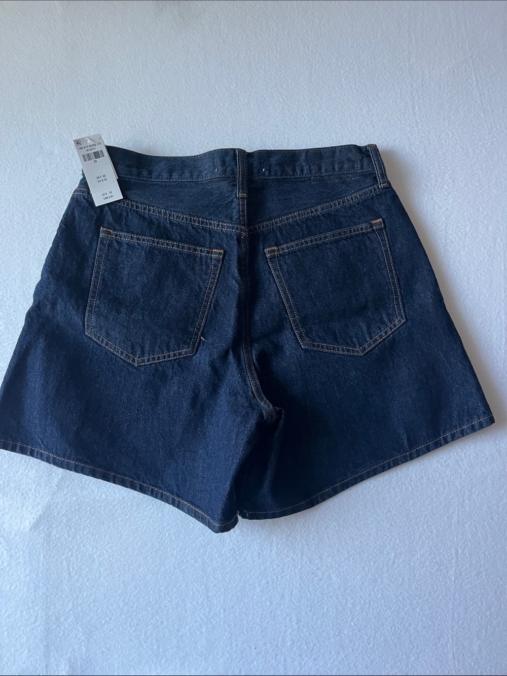 Abercrombie & Fitch Dark Indigo High Rise The Loose Short - Picture 8 of 10